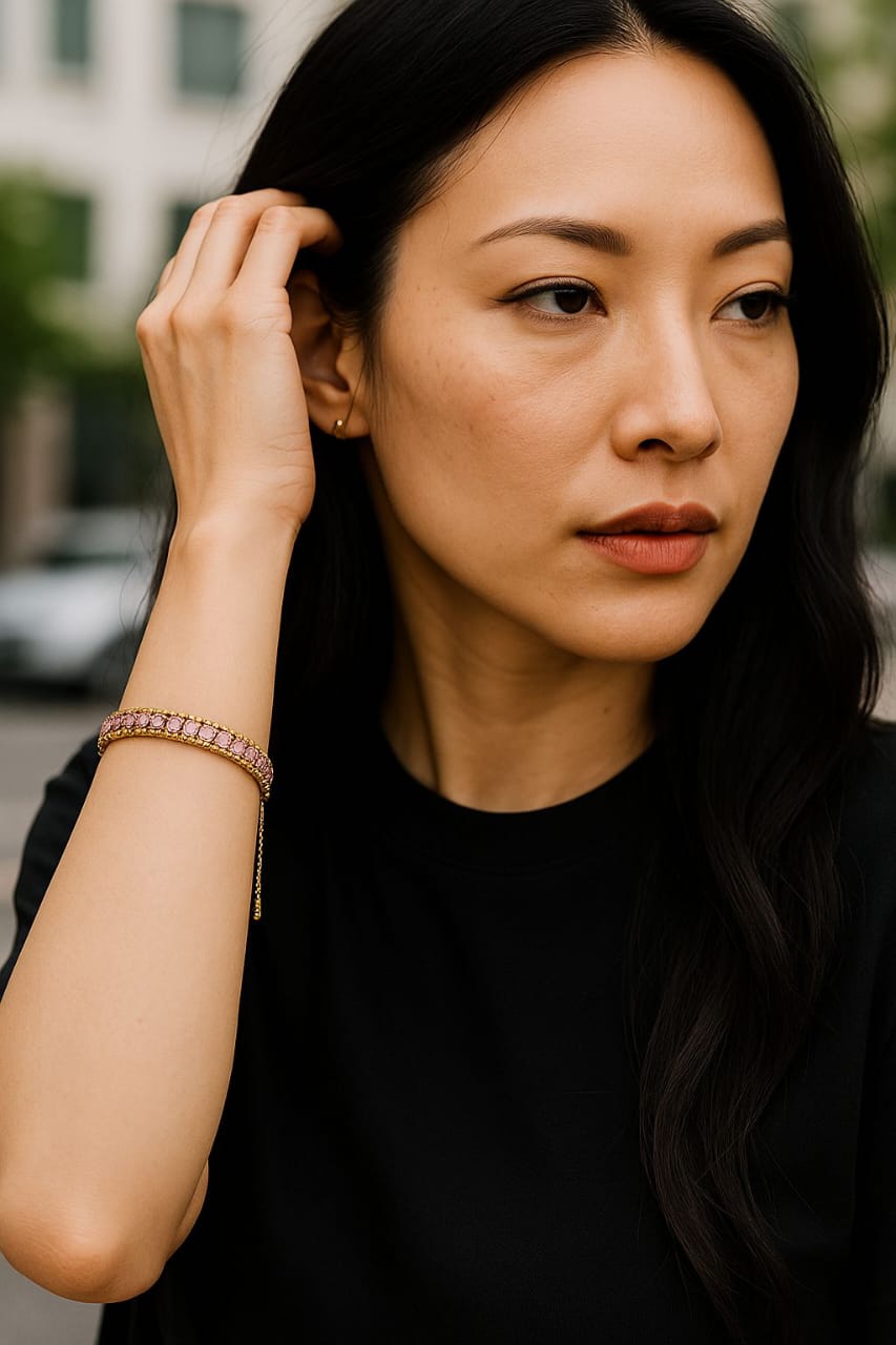 Rosé Radiance Anti-Tarnish Bracelet