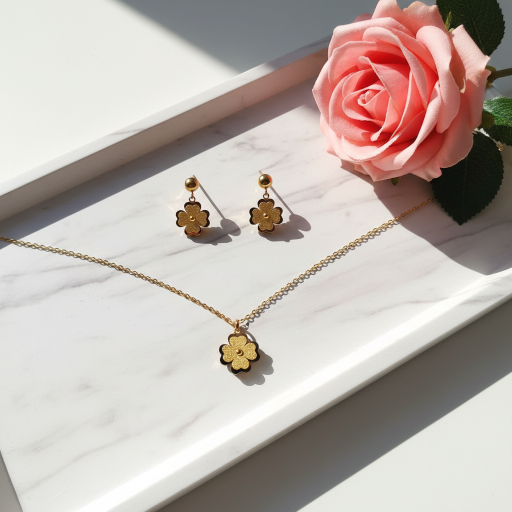Lucky Clover Charm Set