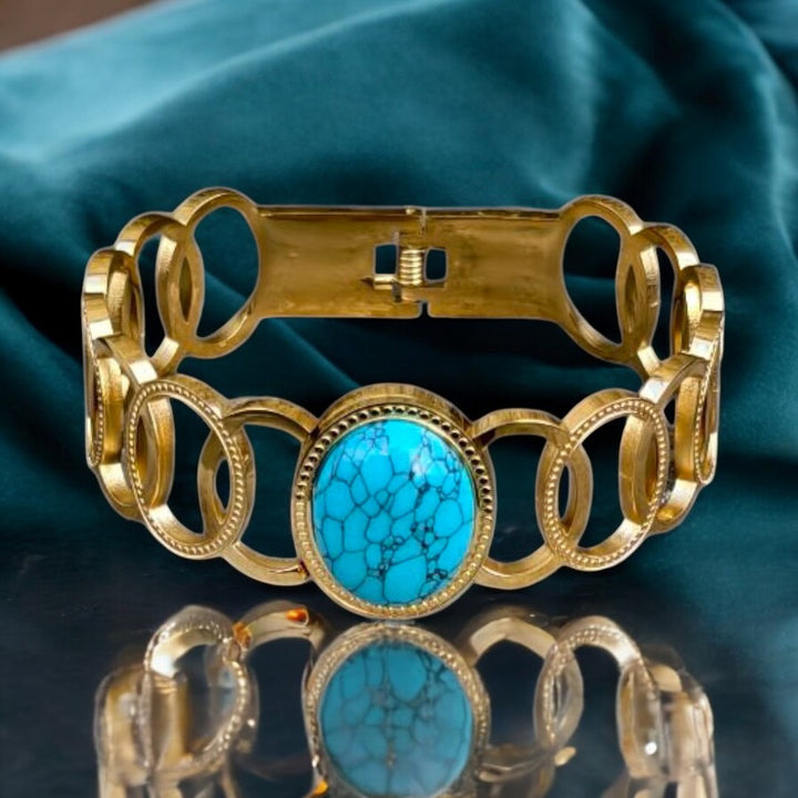 The Azure Oasis Anti-Tarnish Bracelet