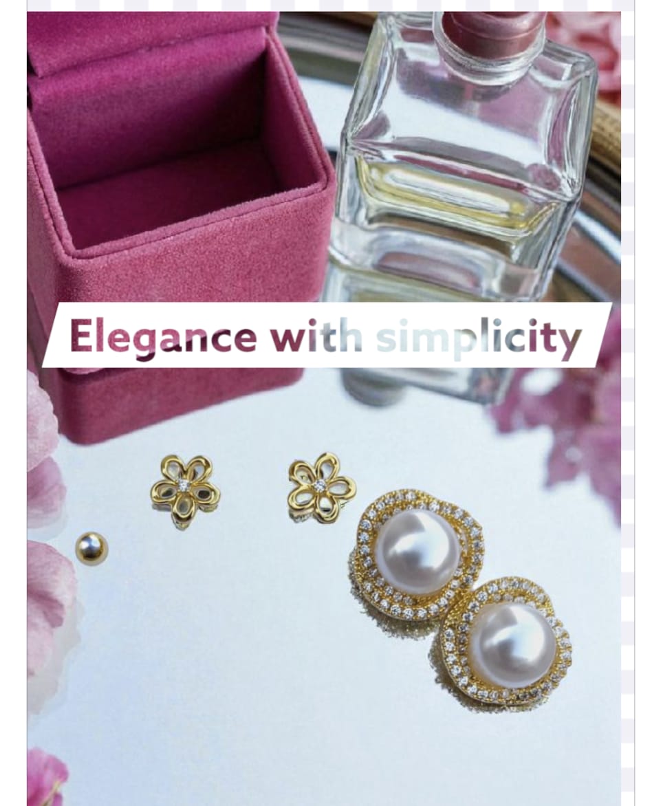 Pearl Halo Triple Stack Set